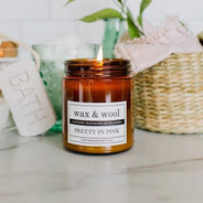 Pretty in Pink Candle by Wax & Wool