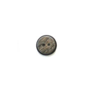  Plastic Gray Black Striations Round - 15MM