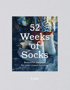 52 Weeks of Socks, Volume 1, soft cover - Laine Publishing - USA Shipping Only.