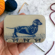 Dachshund Notions Tin - Large Size - by Firefly Notes