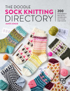 The Doodle Sock Knitting Directory by Jamie Lomax - paperback book - USA SHIPPING ONLY