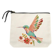 Hummingbird Canvas Pouch by Potluck Press