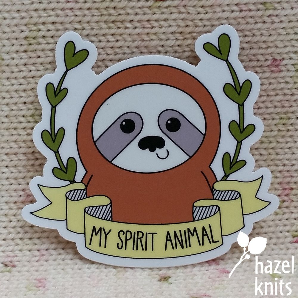 Sloth Spirit Animal Sticker