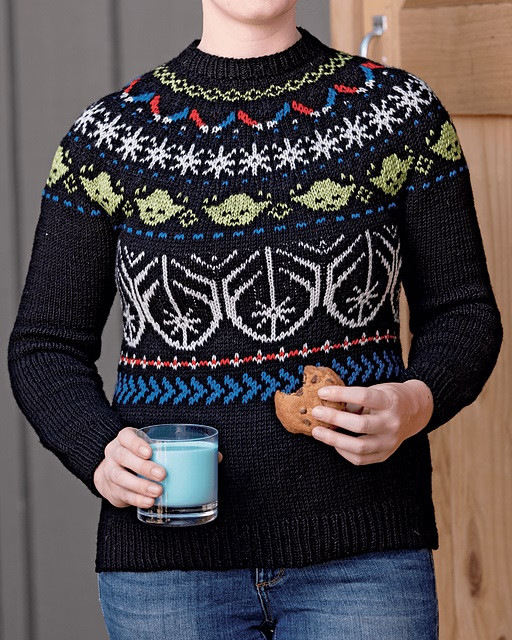 Knitting Machine Patterns, Star Sweater 