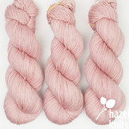 "Studio Outtakes" (non-repeatable color) light pink Lively DK - 137 yards (half skein)