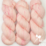 "Studio Outtakes" (one-of-a-kind) pink and dark cream Lively DK