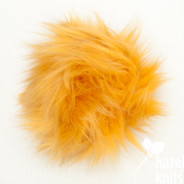 Goldie 6" faux fur pom pom with snap attachment