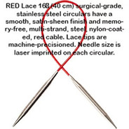 40" Circular Knitting Needles - ChiaoGoo Lace