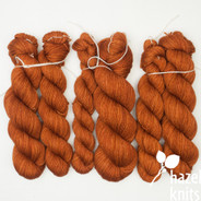"Studio Outtakes" one-of-a-kind, Ginger Entice MCN - split skein, at least 390 yards