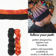 Follow Your Path Hat 1 by Westknits (pattern available separately)