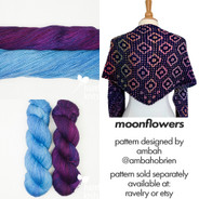 Moonflowers 1, by Ambah (pattern available separately)