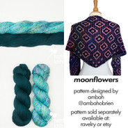 Moonflowers 3, by Ambah (pattern available separately)