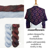 Moonflowers 5, by Ambah (pattern available separately)