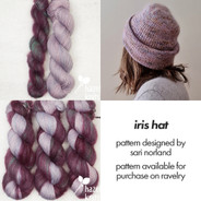 Iris Hat Set - Dawn Patrol with In the Clover (pattern available separately)