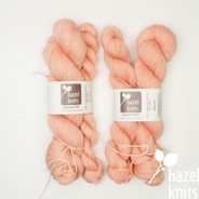 Peach Nectar Piquant Lite - split skein - approx 390 yards - LAST CALL - DISCONTINUED YARN BASE