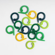 Split Ring Markers - plastic, 30 pieces