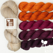 Saturday Evening  Yarn Set - "Fall Fade" - pattern available separately