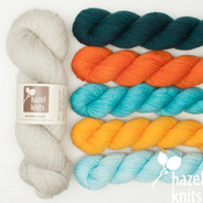 Coloring Lines Yarn Set - Koi Pond - pattern available separately