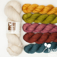 Saturday Evening  Yarn Set - "Autumn Lane" - pattern available separately