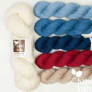 Saturday Evening "Blue Jeans and Bandanas" - pattern available separately, contains a one-of-a-kind color