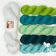 Coloring Lines Yarn Set - Sea Grass - pattern available separately
