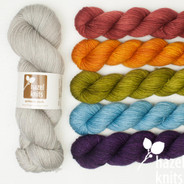 Coloring Lines Yarn Set - Harvest with Quarry - pattern available separately