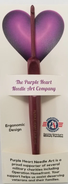 Purple Heart  Crochet Hook - purple heart wood