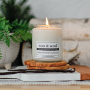 Birchwood & Vanilla Candle by Wax & Wool