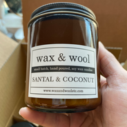 Santal & Coconut by Wax & Wool