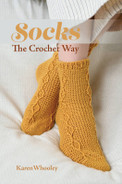Socks, The Corchet Way - USA SHIPPING ONLY