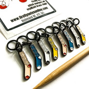 Sack of socks stitch markers - by Firefly Notes