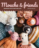 Mouche & Friends - Seamless toys to knit and love - Cinthia Vallet - USA Shipping Only.