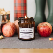Spiced Cider Candle by Wax & Wool