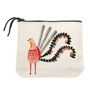 Lyrebird - Small Canvas Pouch by Potluck Press