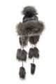 Bayka Fur Hat 3 String - Charcoal