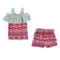 Kickee Pants Cancun Outfit Set, Strawberry Mayan Pattern - Size 4T 