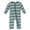 Kickee Pants Coverall w/Zipper, Multi Agriculture Stripe