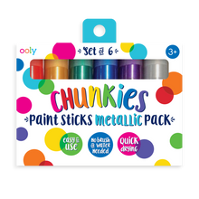 Chunkies Paint Sticks - Metallic Pack - set of 6