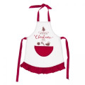 Kickee Pants Ruffle Apron, Natural I'm Here for the Cookies