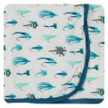 Kickee Pants Swaddling Blanket, Natural Fishing Flies