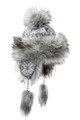 Bayka Fur Hat - Silver