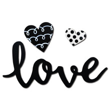 Love w/Hearts Magnet Set of 3