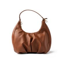 Elle Vegan Leather Shoulder Bag - Chestnut