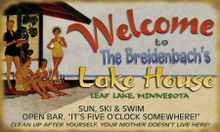 Meissenburg Welcome to Our Lake House (Personalized)