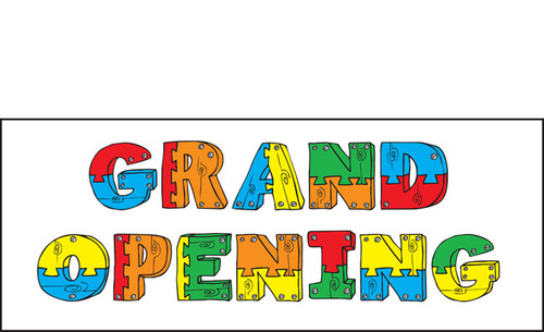 Grand Opening Vinyl Banner Sign Style 1200
