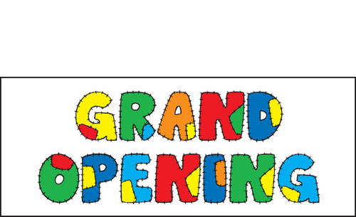 Grand Opening Vinyl Banner Sign Style 1300