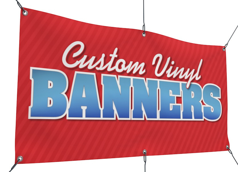 4x30 ft Custom Vinyl Banner 13 oz Full Color Sign Printing