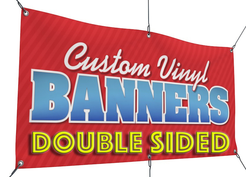 2' x 12' Custom Vinyl Banner 13oz Full Color Free Design Included 