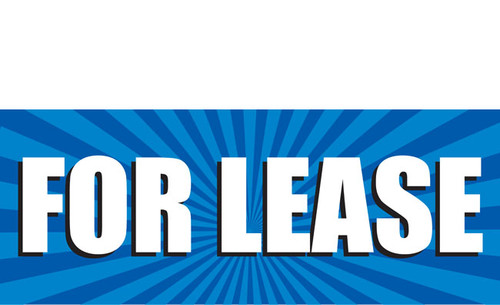 For Lease Banner Sign Vinyl Style 1000