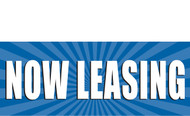 Now Leasing Banner Sign 1000